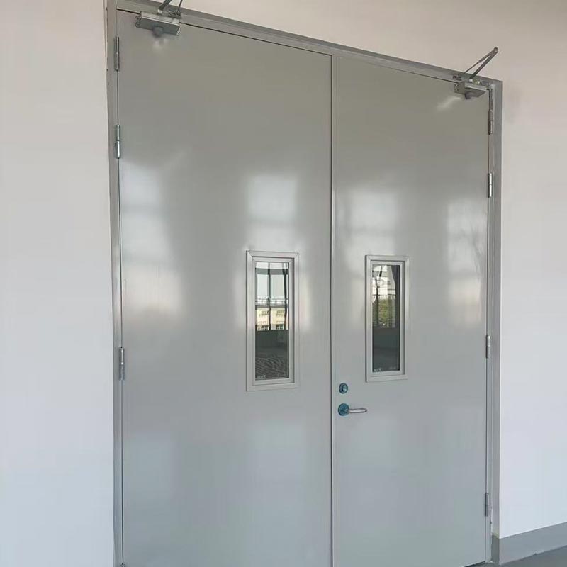 Cửa thép chống cháy cách nhiệt hạng nặng cho nhà máy công nghiệp