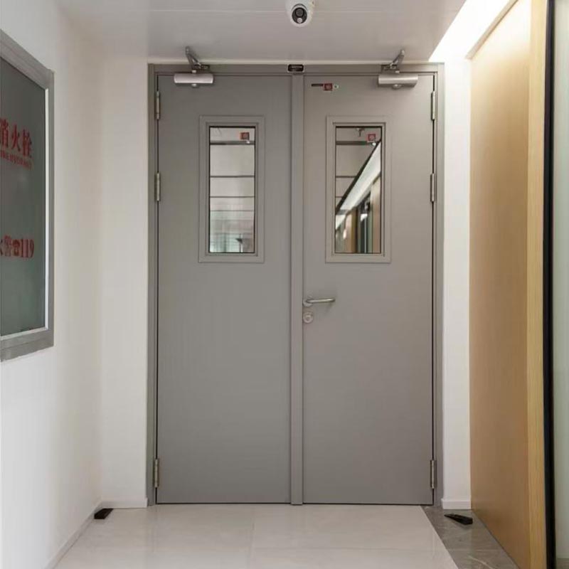 Cửa thoát hiểm khẩn cấp được xếp hạng chống cháy bằng thép chắc chắn